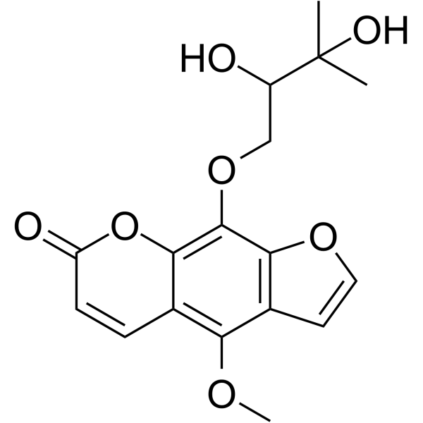 Byakangelicin Structure