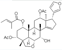 1-Tigloyltrichilinin Structure
