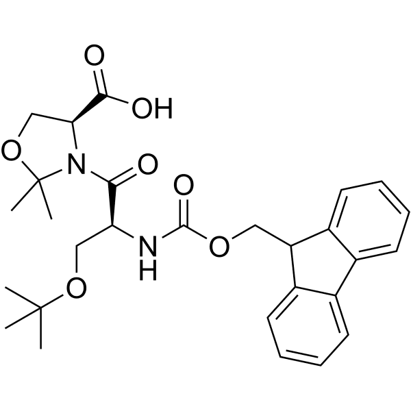 Fmoc-Ser(tBu)-Ser(psi(Me, Me)pro)-OH Structure