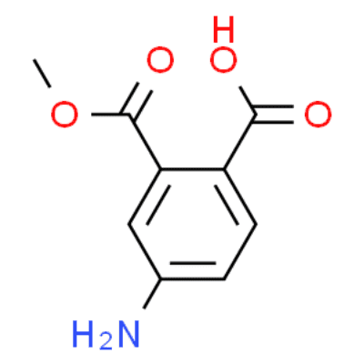 4-AMINO-2-METHOXYCARBONYL BENZOIC ACID  Structure