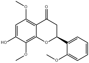 7-Hydroxy-2',5,8-trimethoxyflavanone Structure