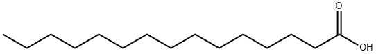 Pentadecanoic acid Structure