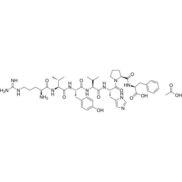[Val4] Angiotensin III Structure