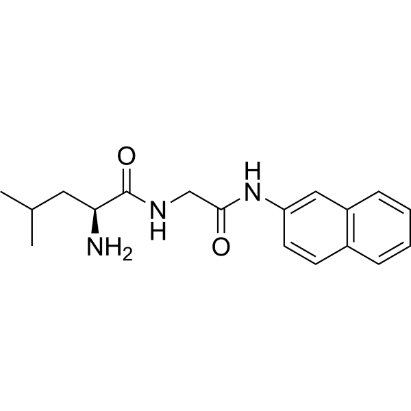 H-Leu-Gly-βNA Structure
