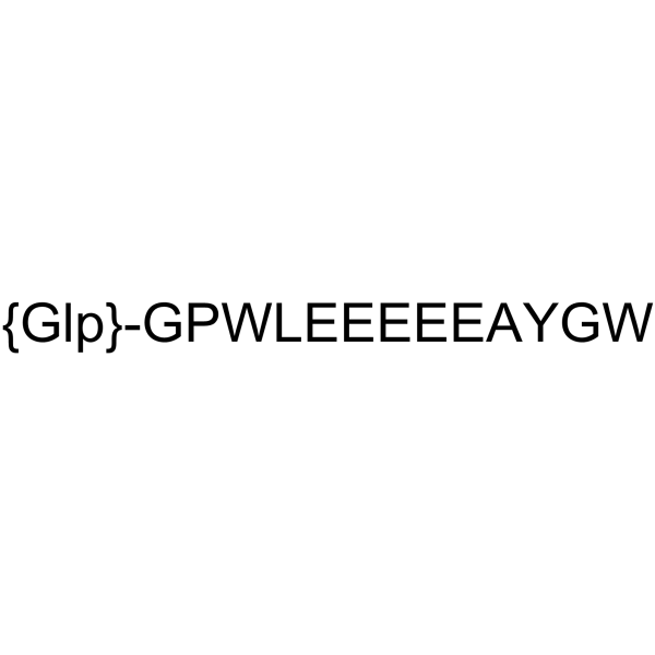 Gastrin I (1-14), human Structure