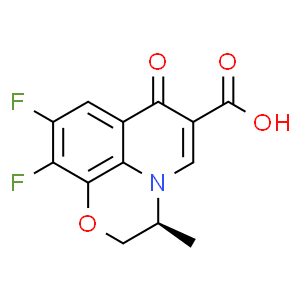 Levofloxacincarboxylicacid  Structure