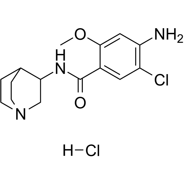 Zacopride hydrochloride  Structure