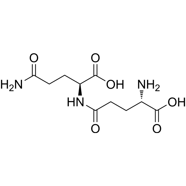 H-γ-Glu-Gln-OH Structure