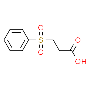 3-(Phenylsulfonyl)propionic acid  Structure
