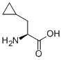 (S)-2-Amino-3-cyclopropylpropanoic acid Structure