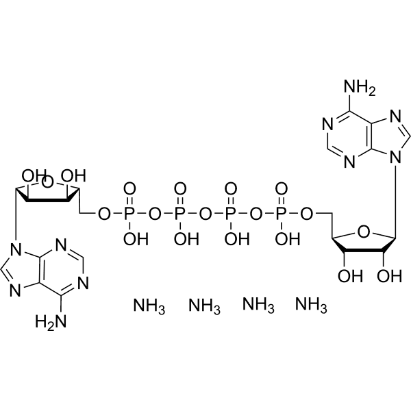 Ap4A tetraammonium Structure