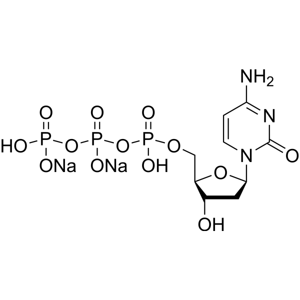Deoxycytidine triphosphate disodium Structure
