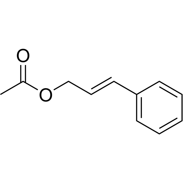 Cinnamyl acetat Structure