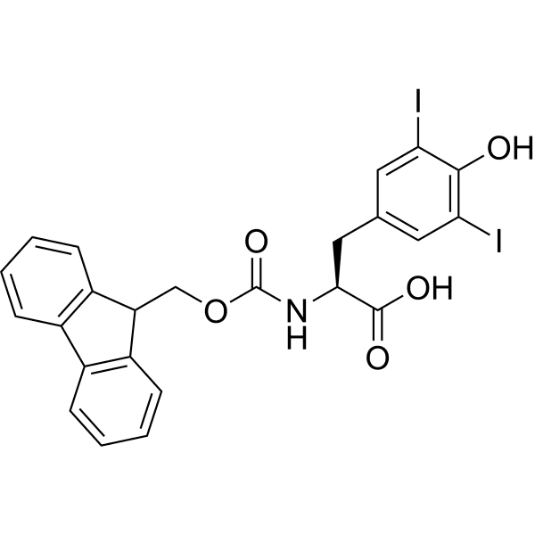 Fmoc-Tyr(3, 5-I2)-OH Structure