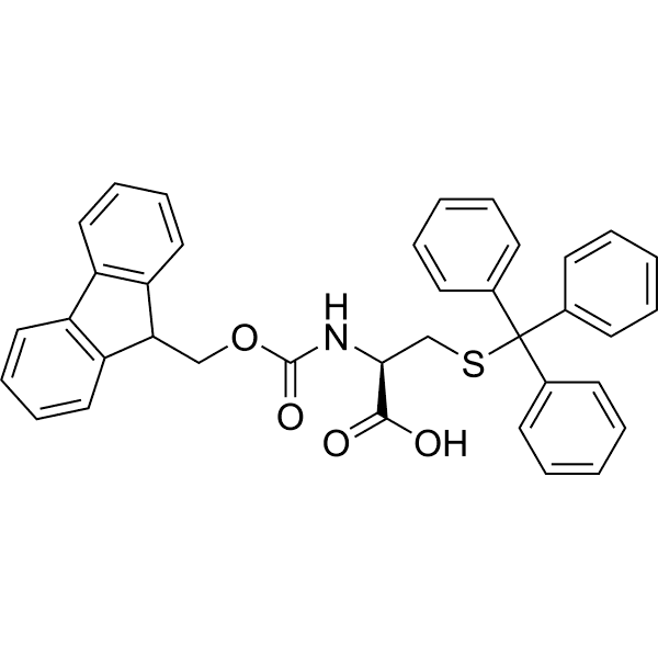 Fmoc-Cys(Trt)-OH Structure