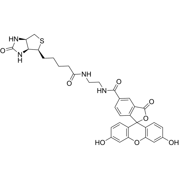 Biotin-4-Fluorescein  Structure