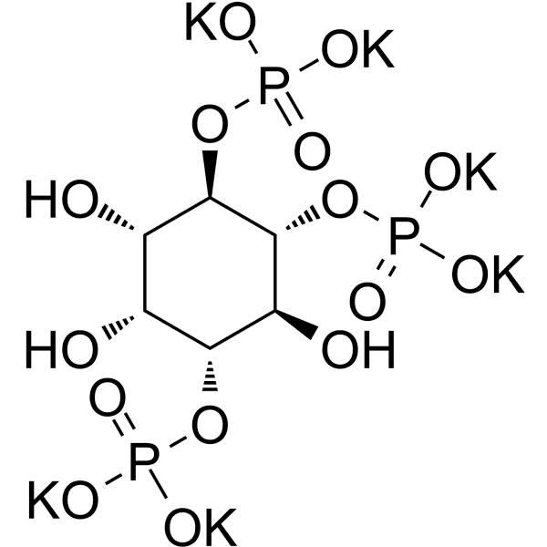 D-myo-Inositol 1,4,5-trisphosphate hexapotassium salt Structure