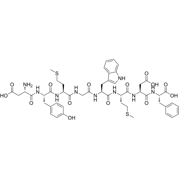 Cholecystokinin (26-33) (free acid) Structure