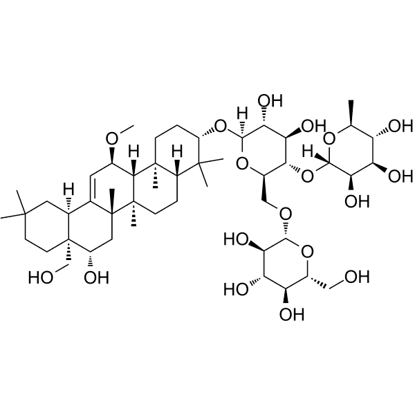11(α)-Methoxysaikosaponin F Structure