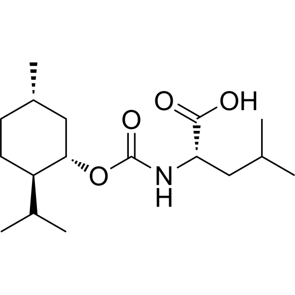 (+)-Men-Leu-OH Structure