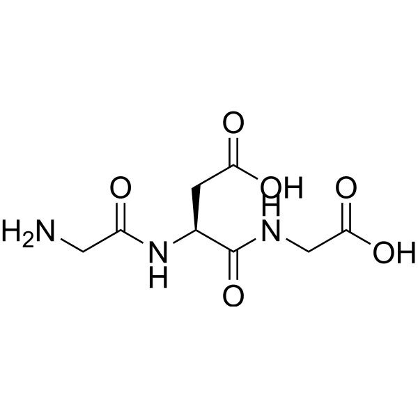 H-Gly-Asp-Gly-OH Structure