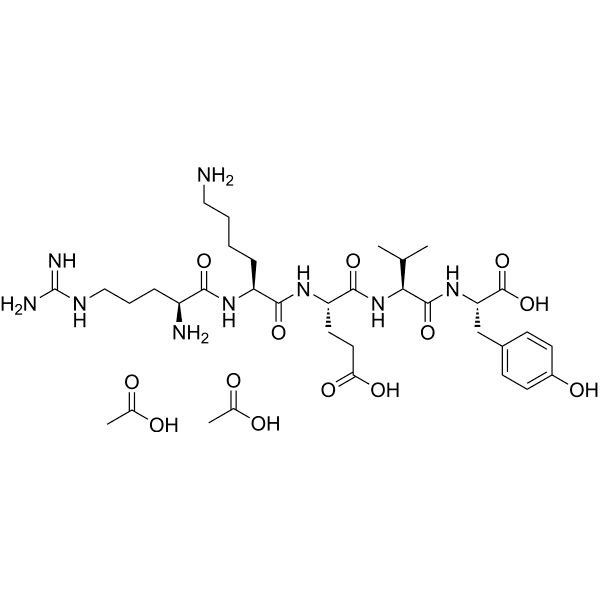 Splenopentin diacetate Structure