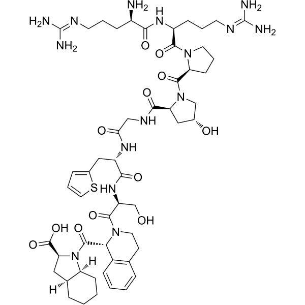 [Des-Arg10]-HOE I40 Structure