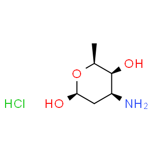 L-DaunosaMine, Hydrochoride  Structure