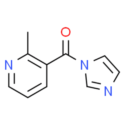 2-Methylnicotinic acid imidazolide  Structure