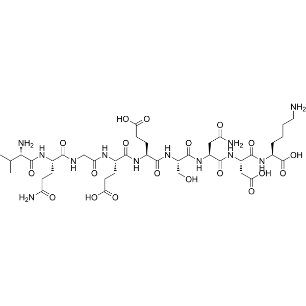 β-Interleukin I (163-171), human Structure