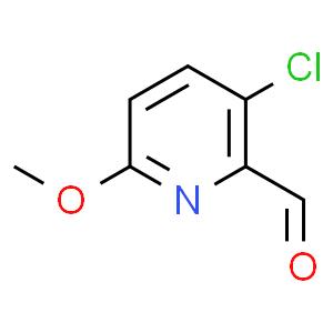 3-Chloro-2-forMyl-6-Methoxypyridine  Structure