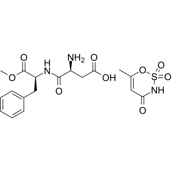 Aspartame acesulfame Structure