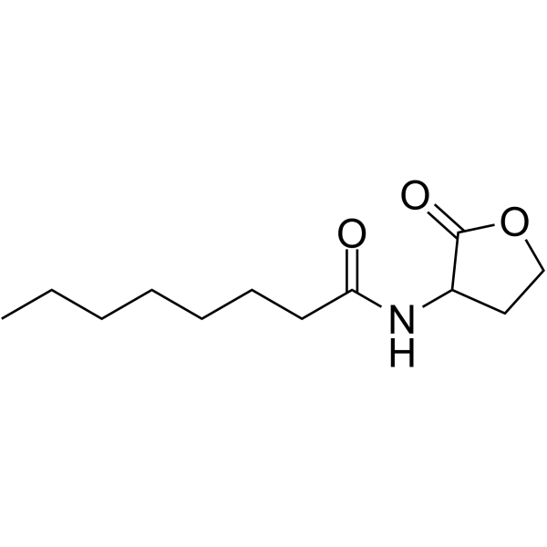 N-Octanoyl-DL-homoserine lactone Structure