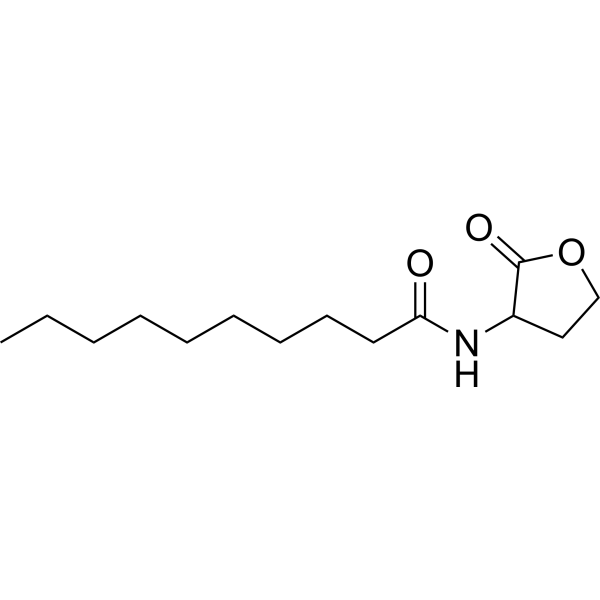 N-Decanoyl-DL-homoserine lactone Structure