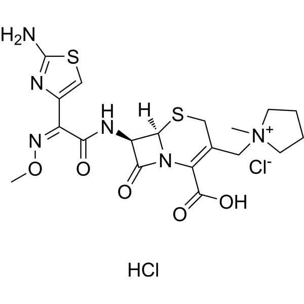 Cefepime hydrochloride Structure