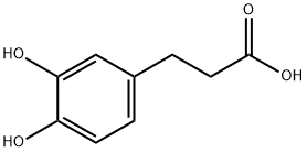 3,4-Dihydroxybenzenepropanoic acid Structure