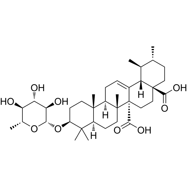 Quinovic acid 3-O-β-D-quinovopyranoside Structure