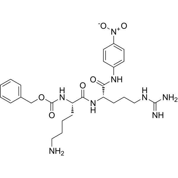 Cbz-Lys-Arg-pNA Structure