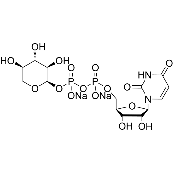 UDP-xylose disodium Structure