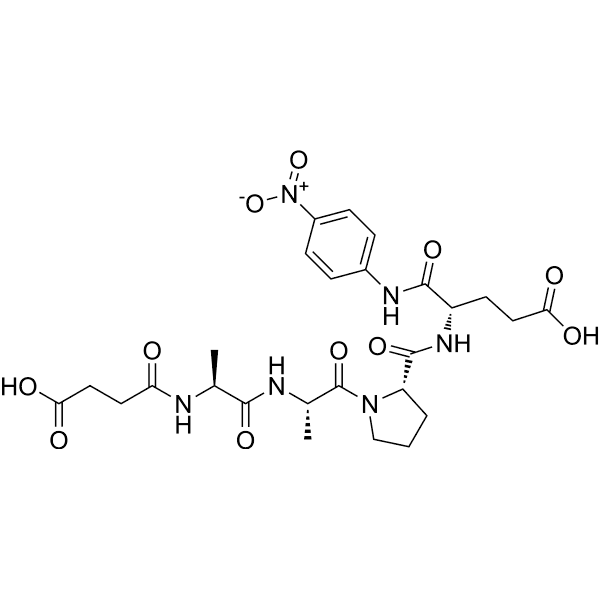 Suc-AAPE-pNA Structure