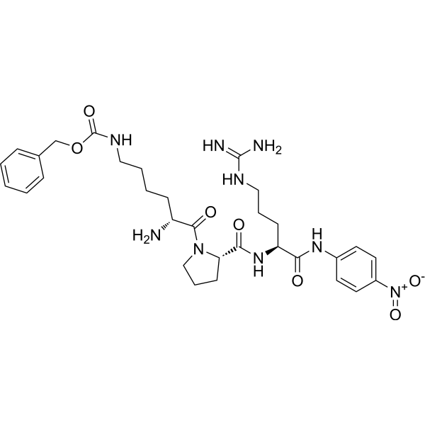 D-Lys(Z)-Pro-Arg-pNA Structure