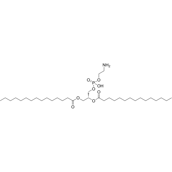 1,2-Dipentadecanoyl-sn-glycero-3-phosphatidylethanolamine  Structure