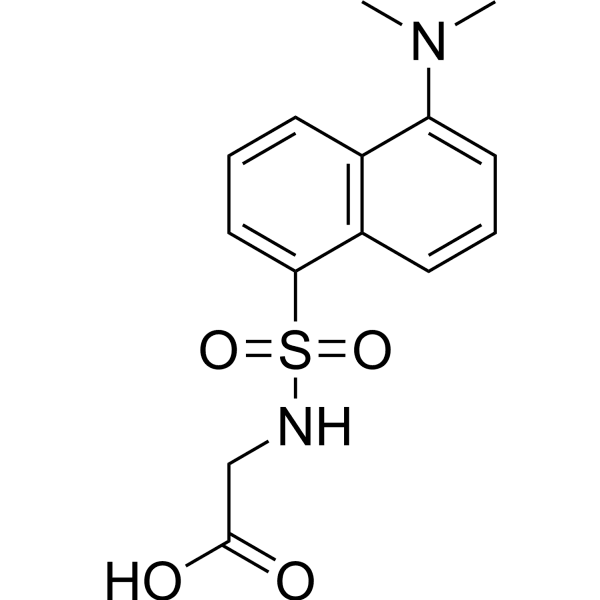 Dansylglycine Structure