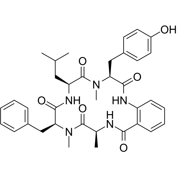 Cycloaspeptide A  Structure