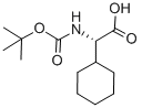 (S)-2-((tert-Butoxycarbonyl)amino)-2-cyclohexylacetic acid Structure