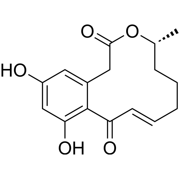 (R)-10,11-Dehydrocurvularin Structure