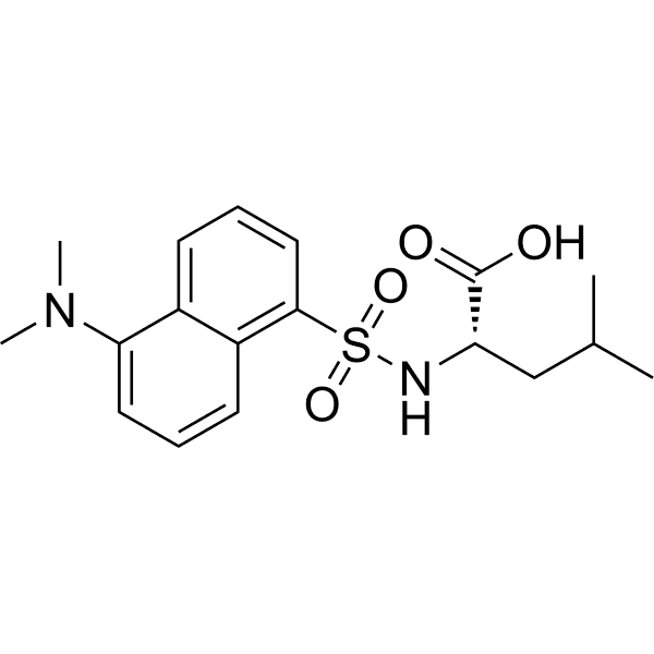 Dansyl-L-leucine Structure