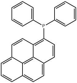Diphenyl-1-pyrenylphosphine Structure