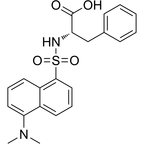Dansylphenylalanine Structure