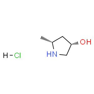 (3S,5R)-5-methylpyrrolidin-3-olhydrochloride  Structure